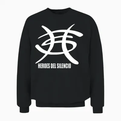 Heroes Del Silencio Rock Music Enrique Bunbury Unisex Sweatshirt - Black