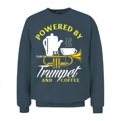 Funny Trumpet Player Gift Unisex Sweatshirt - Dark Heather