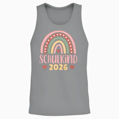 Kinder Schule Erstklässler Einschulung - Endlich Schulkind 2026 Unisex Tank Top - Sport Grey