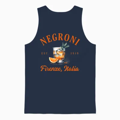 Ni Lover Firenze Italia Italian Travel Florence Italy Unisex Tank Top - Navy
