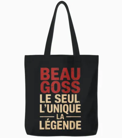 Beau Goss Man Funny Funny Gift Idea Funny Tote Bags - Black