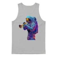 Trumpet Unisex Tank Top - Ash – 1