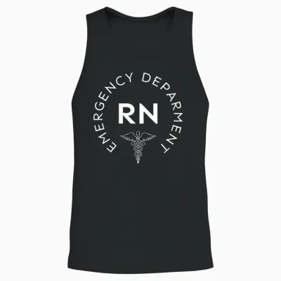 Er Nurse Emergency Department Registered Nurses Week Unisex Tank Top - Black