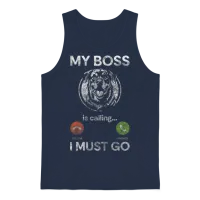 Pedigree Dog Service Dog Masters Courage Unisex Tank Top - Navy – 1