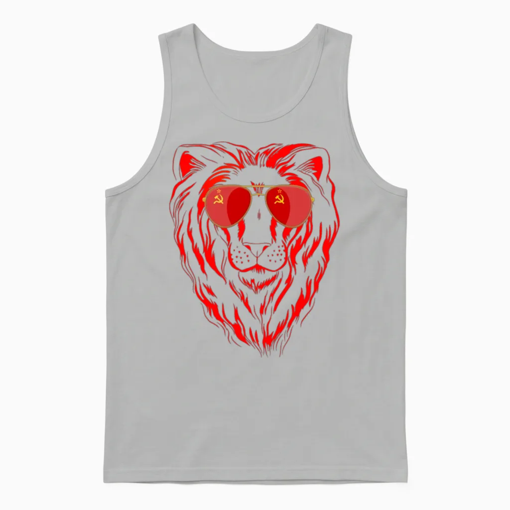 Soviet Union Unisex Tank Top in Ash