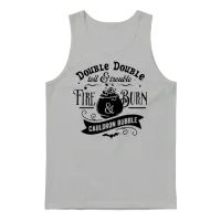 Halloween Witch Song Double Double Toil & Trouble Unisex Tank Top - Ash – 1