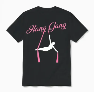 Aerial Silks. Aerial Silk Unisex T-Shirt - Black