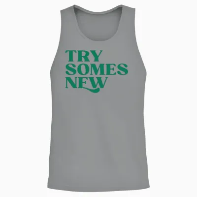 Try Somes New Unisex Tank Top - Sport Grey