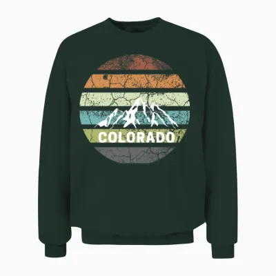 Retro Colorado Unisex Sweatshirt - Forest