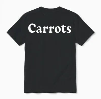 Carrots Unisex T-Shirt - Black