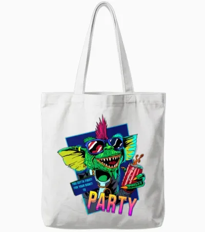 Retro Horror Movie Monster Killer Psycho Cool Gift Tote Bags - White