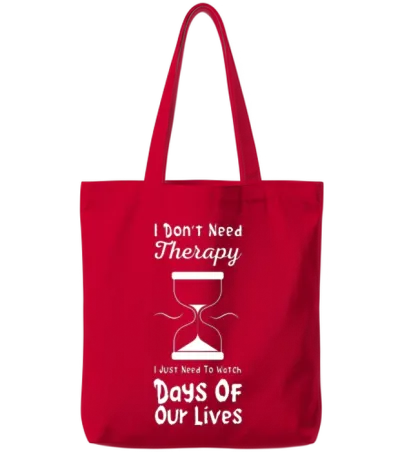 Days of Our Lives Tote Bags - Red