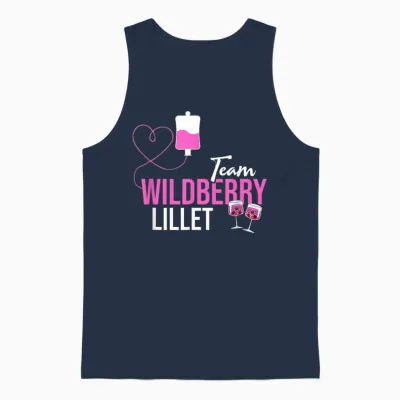 Team Wildberry Lillet Früchte Cocktail Sommer Alkohol Unisex Tank Top - Navy