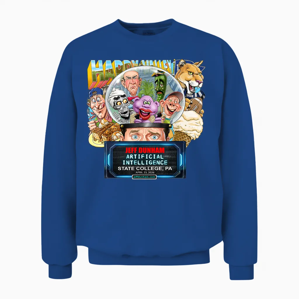 Jeff Dunham State College, Pa (2026) Unisex Sweatshirt in Royal