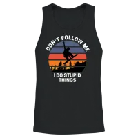 Snowboarding Vintage Retro Cool Unisex Tank Top - Black – 2