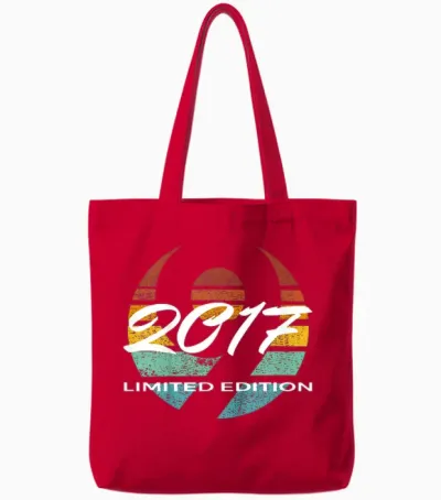 9. Geburtstag Mädchen Junge 9 Jahre 2017 Lustig Geschenk Tote Bags - Red