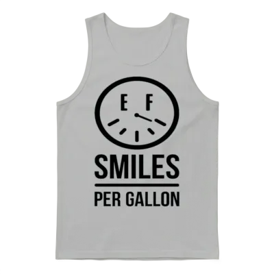 Dude in Blue Smiles Women's T-Shirts Unisex Tank Top - Ash