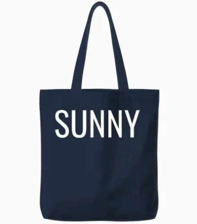 Sunny Tote Bags - Navy