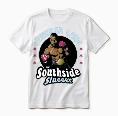 Clubber Lang Southside Slugger Unisex T-Shirt - White