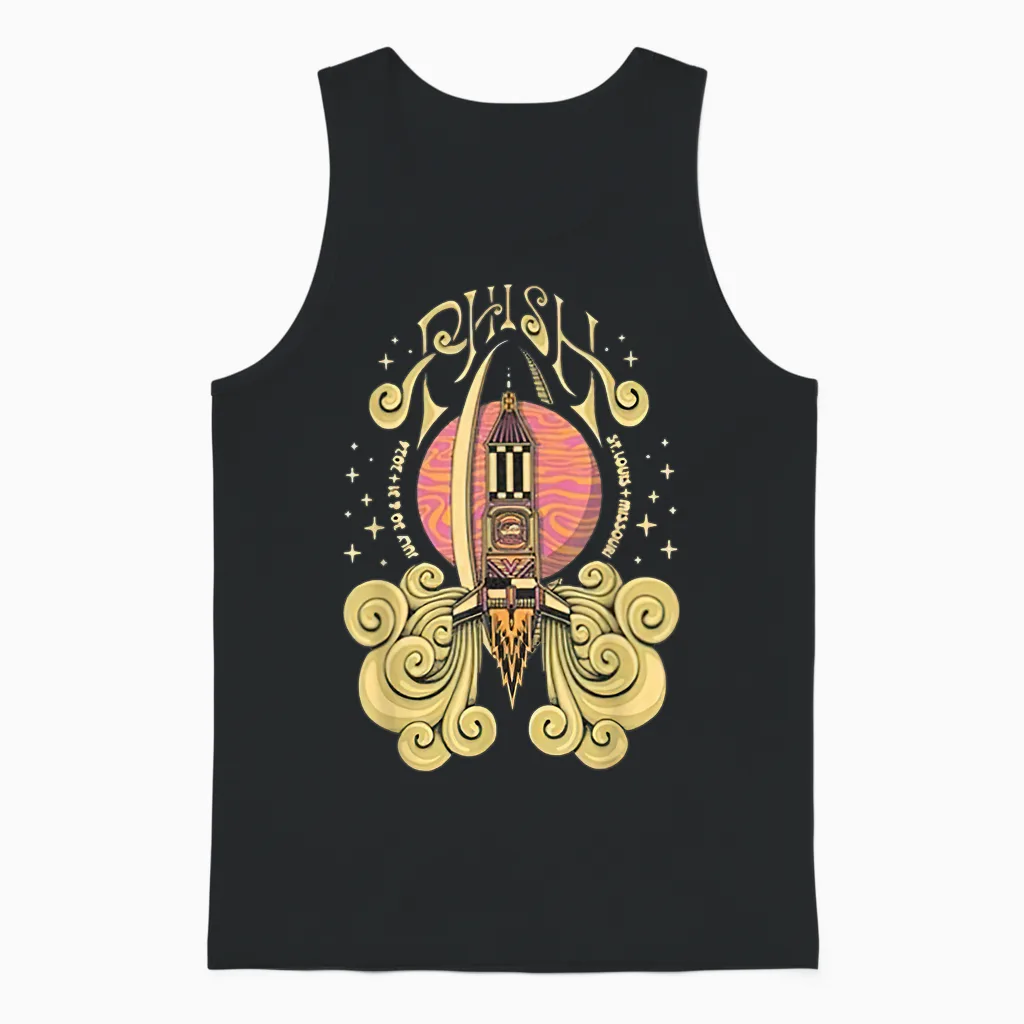 Phish Store Summer Tour & Beach Unisex Tank Top in Black