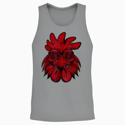 South Carolina Men Women Retro Cock Vintage State Varsity Unisex Tank Top - Sport Grey