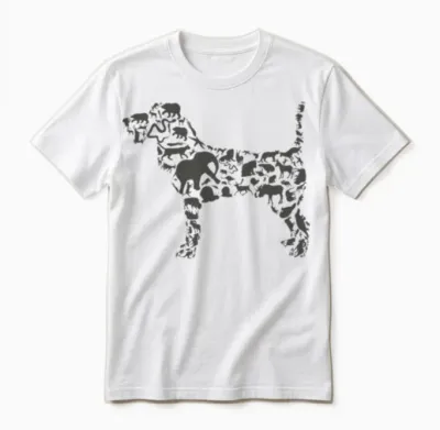 Dog an Animal Unisex T-Shirt - White