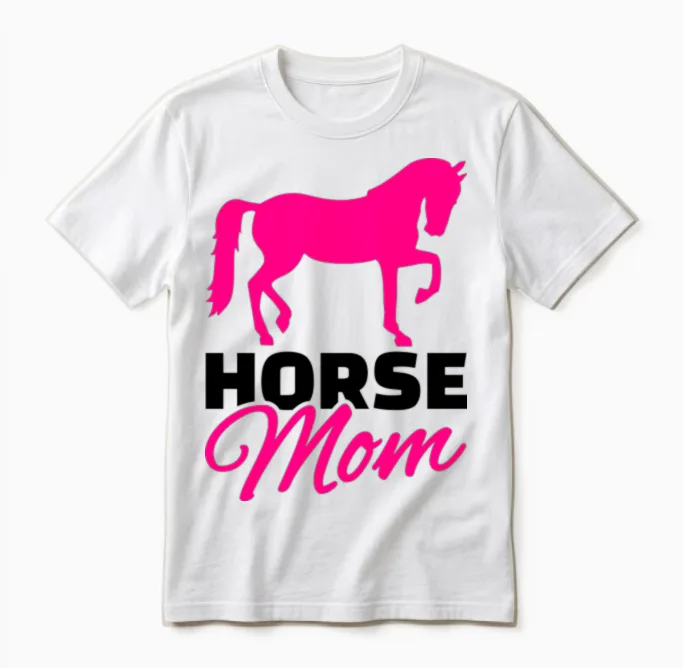 Horse Lovers Unisex T-Shirt in White