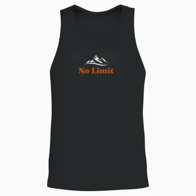 Hiking. the Mountains No Limit Unisex Tank Top - Black