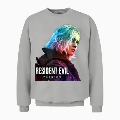 Resident Evil Requiem Gaming Design Unisex Sweatshirt - Ash