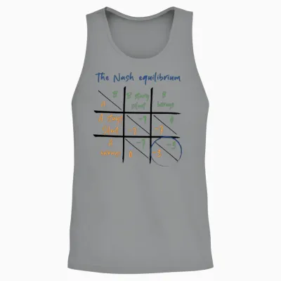 Nash Equilibrium - Game Theory from John Nash Unisex Tank Top - Sport Grey