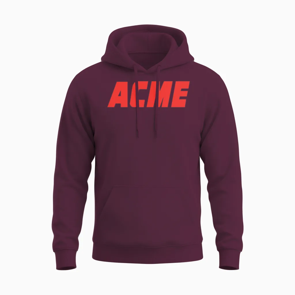 Acme Markets L Unisex Hoodie in Maroon