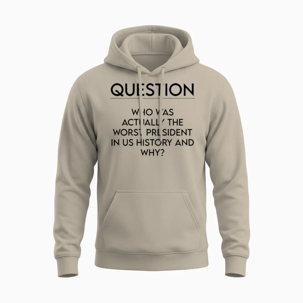Question Mark, the Best Question Mark Unisex Hoodie - Sand