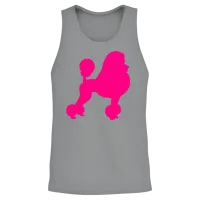 Poodle Unisex Tank Top - Sport Grey – 2