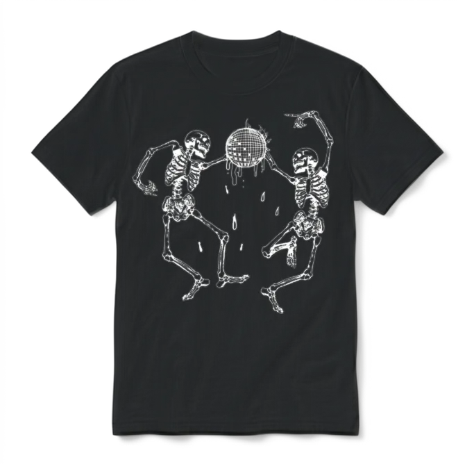 Joji Ballads 1 Merch Slow Dancing Skeletons Unisex T-Shirt - Black