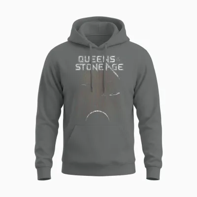Offizielles Queens of the Stone Age Meteoritenschauer Band Unisex Hoodie - Graphite Heather