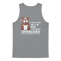 Dog Mama Dog Father Dog Lovers Unisex Tank Top - Sport Grey – 1