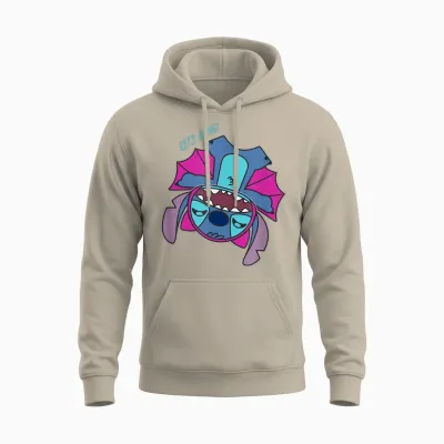 Amazon Essentials Stitch Halloween Bat Costume Let's Hang Unisex Hoodie - Sand