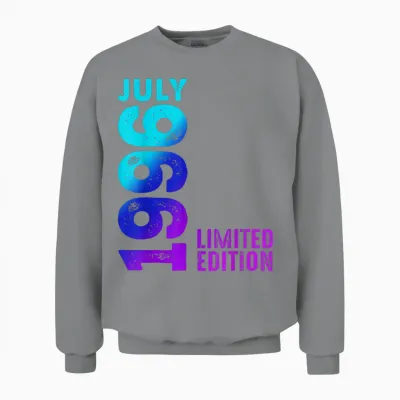 Juillet 1996 Année 1996 Rétro 1996 Vintage édition Limitée Unisex Sweatshirt - Sport Grey