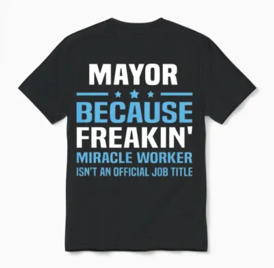 Mayor Unisex T-Shirt - Black