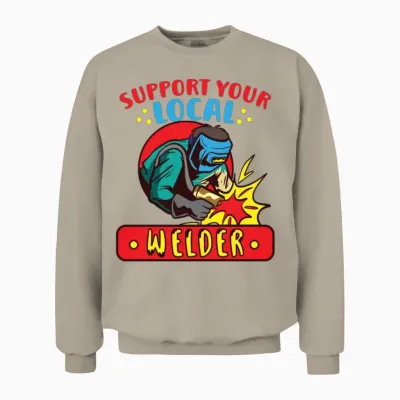 Welder Funny Funny Welding Gift Unisex Sweatshirt - Sand