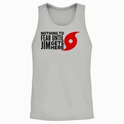Hurricanes and Jim, Nothing to Fear Unisex Tank Top - Ash