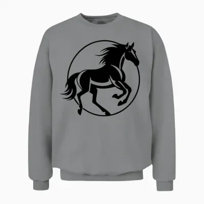 Horse Equine Pony Unisex Sweatshirt - Sport Grey
