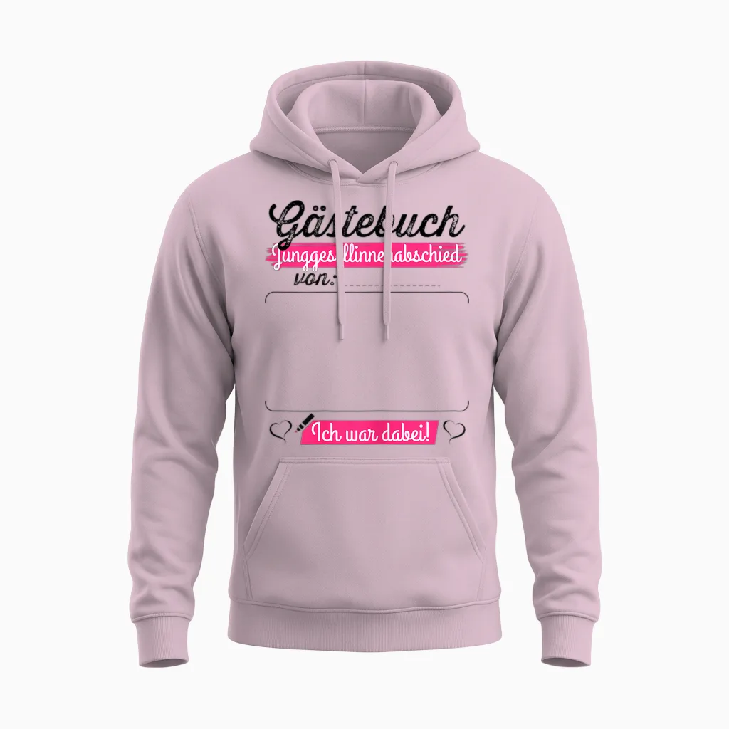 Jga T-Shirt Frauen Poltern Braut Junggesellenabschied Frauen Unisex Hoodie in Light Pink
