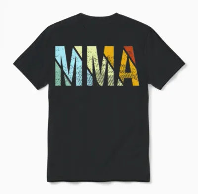 Mma Retro Unisex T-Shirt - Black