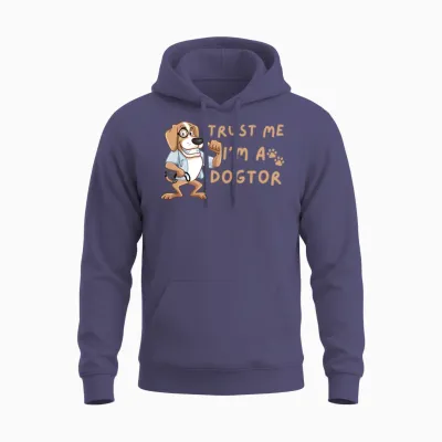 Trust Me I'm a Dogtor - Dogtor Unisex Hoodie - Heather Sport Dark Navy