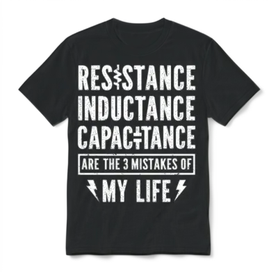 Electrical Engineer Tee Electrical Engineering Ind Unisex T-Shirt - Black