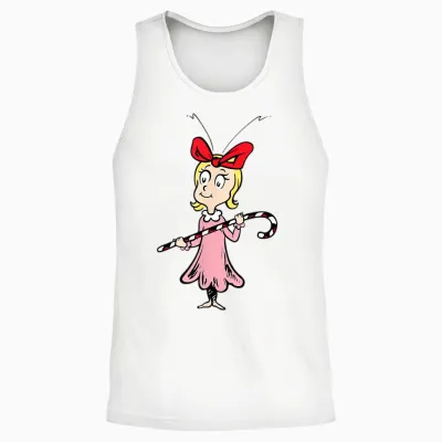Dr. Seuss Cindy-Lou Who Unisex Tank Top - White