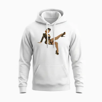Pinup Army Unisex Hoodie - White