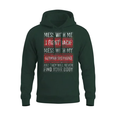German Shepherd Dog Dog Love Dog Lover Unisex Hoodie - Forest