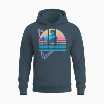 Mormon Lds Missionary Less Wifi More Nephi Unisex Hoodie - Dark Heather